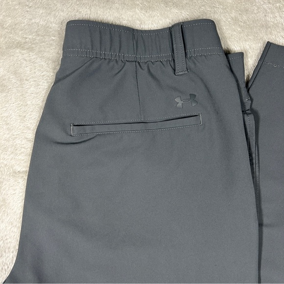 Under Armour Drive Tapered Pants Men's 34/32 Gray Golf Performance Stretch - Picture 1 of 11